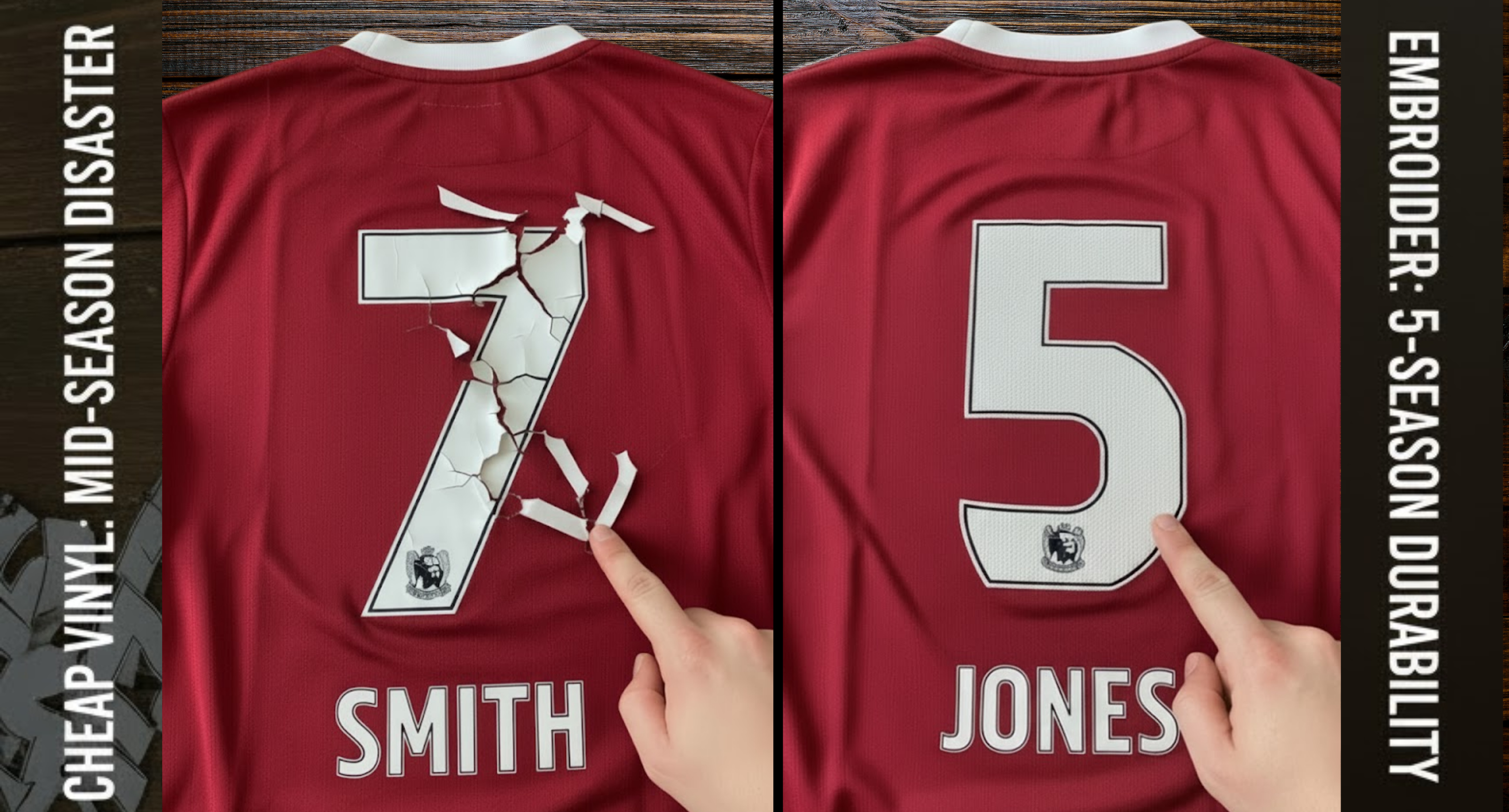 Stop Wasting Money on Jerseys That Peel