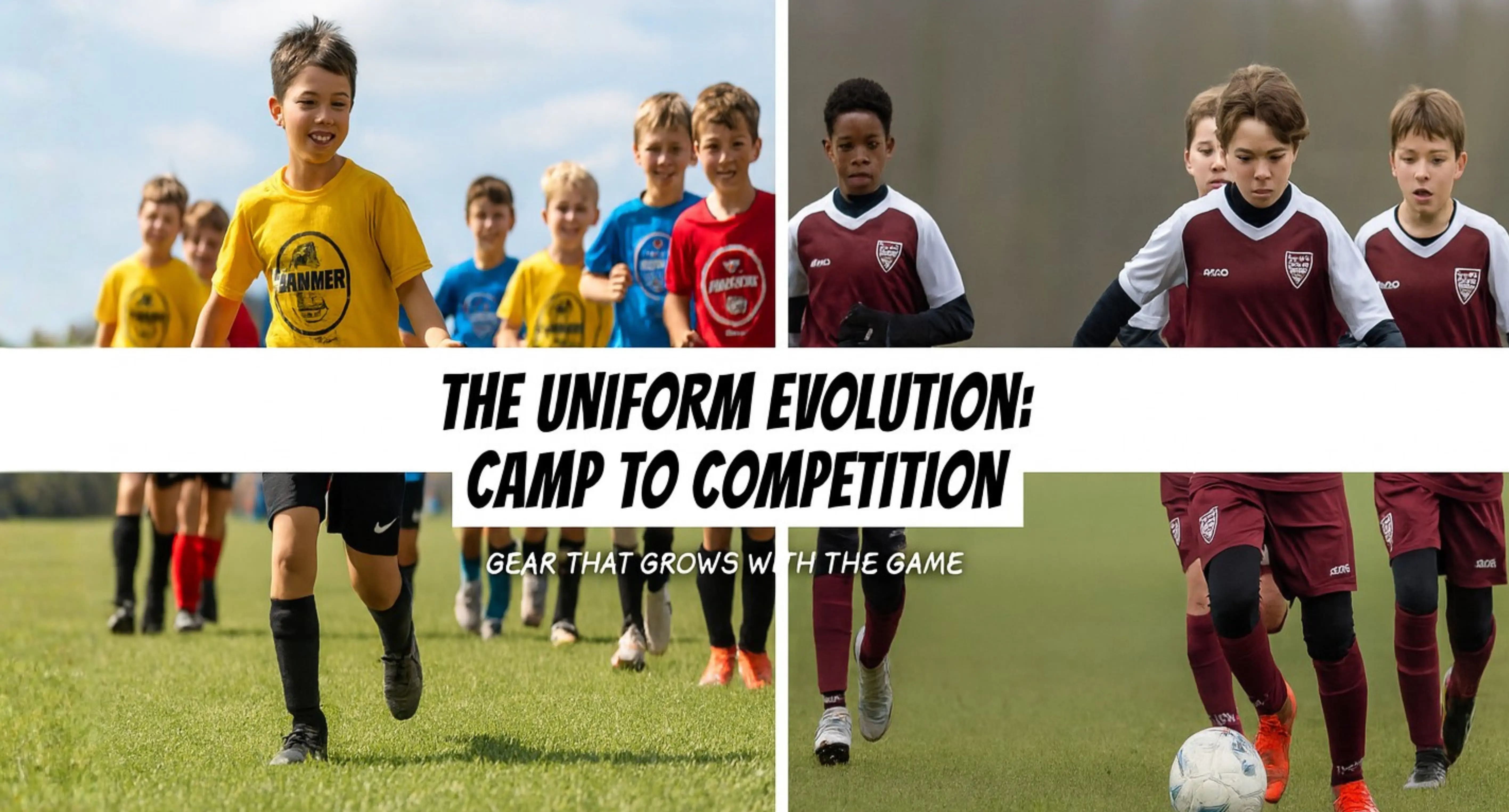 Youth sports uniforms from summer camps to competitions