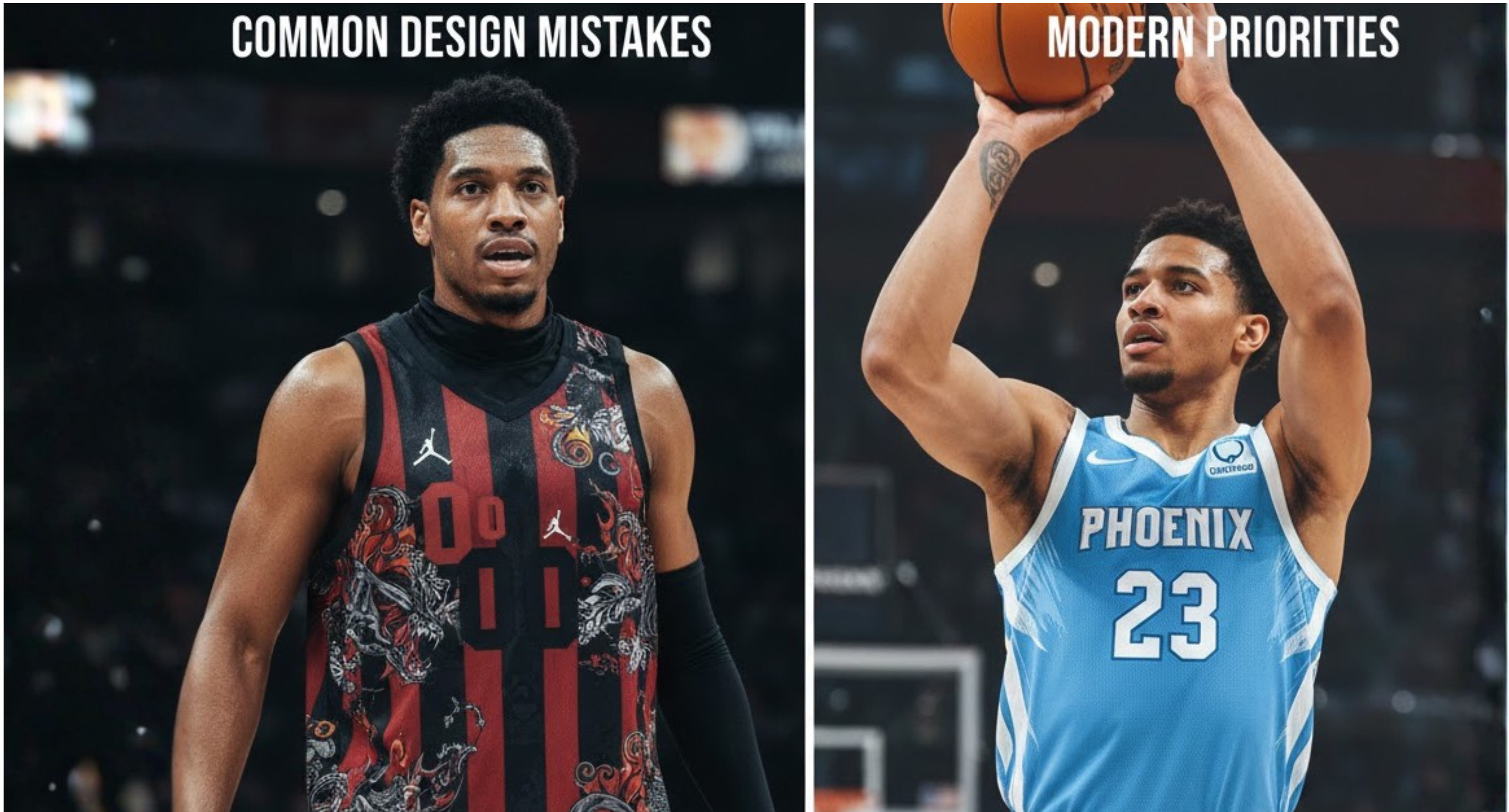 Evolution of the Basketball Jersey