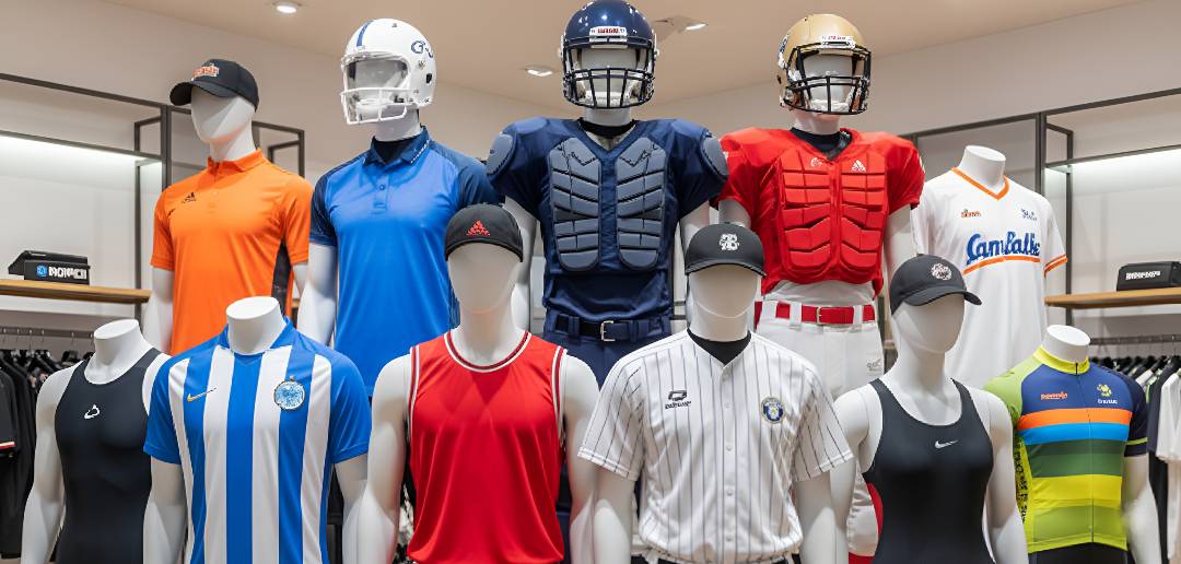 Workplace team in branded uniforms